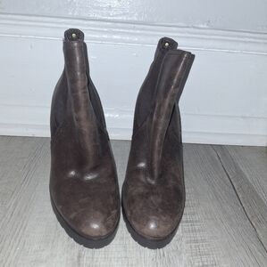 Michael Kors Dark Brown Heeled Boots